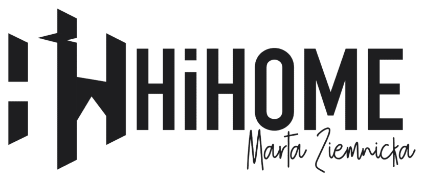 Logo HI HOME – Marta Ziemnicka